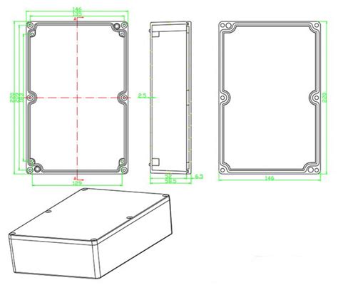 6 6 junction box screw hole dimentions|electrical outlet box screw size.